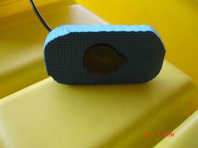 Transducer for fish finder - fishing kayak